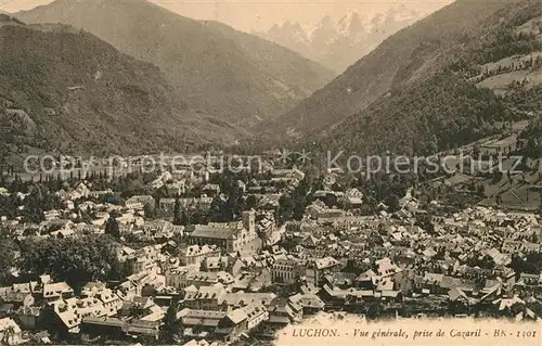 AK / Ansichtskarte Luchon_Haute Garonne Vue generale prise de Cazaril Luchon Haute Garonne Kat. Bagneres de Luchon