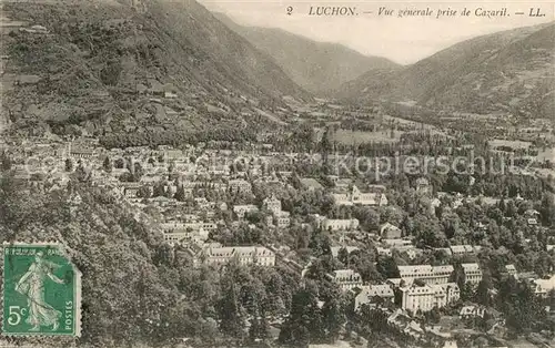 AK / Ansichtskarte Luchon_Haute Garonne Vue generale prise de Cazaril Luchon Haute Garonne Kat. Bagneres de Luchon