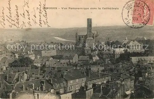 AK / Ansichtskarte Limoges_Haute_Vienne Vue Panoramique vers la Cathdrale Limoges_Haute_Vienne Kat. Limoges