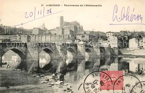 AK / Ansichtskarte Limoges_Haute_Vienne Panorama de l Abbessaille Limoges_Haute_Vienne Kat. Limoges