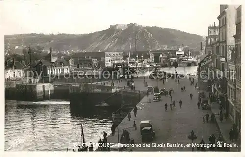 AK / Ansichtskarte Cherbourg_Octeville_Basse_Normandie Panorama Quais Bassins Montagne du Roule Cherbourg_Octeville Kat. Cherbourg Octeville