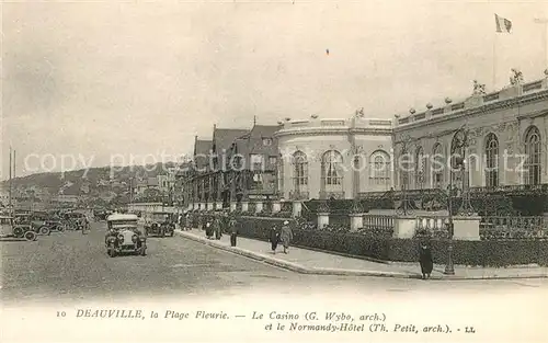 AK / Ansichtskarte Deauville Plage Fleuric Casino Deauville Kat. Deauville