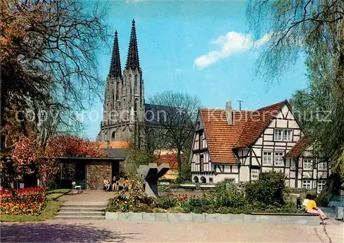 AK / Ansichtskarte Soest_Arnsberg Theodor Heuss Park Maria zur Wiese Kirche aelteste Stadt Westfalens Soest_Arnsberg