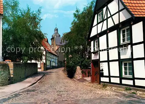 AK / Ansichtskarte Soest_Arnsberg Mittelalterliche Stadt Altstadt Fachwerkhaus Kleine Osthofe mit Hohnekirche Soest_Arnsberg