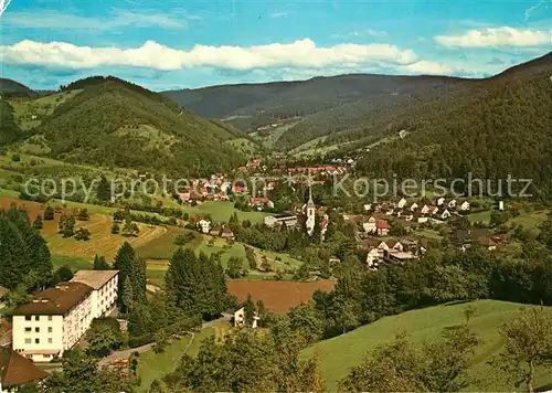 AK / Ansichtskarte Nordrach Panorama Luftkurort im Schwarzwald Nordrach Kat. Nordrach