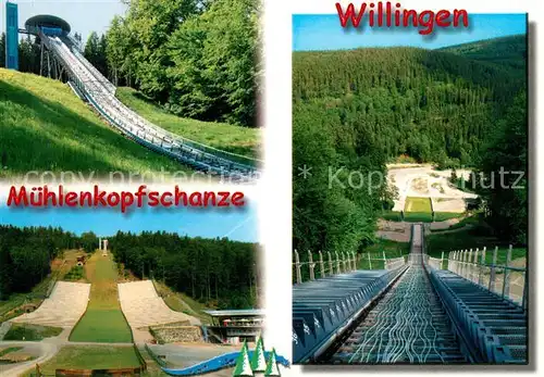 AK / Ansichtskarte Willingen_Sauerland Muehlenkopfschanze Skispringen Wintersport Willingen_Sauerland Kat. Willingen (Upland)