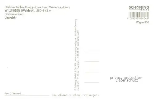 AK / Ansichtskarte Willingen_Sauerland Panorama Kneippkurort Wintersportplatz Willingen_Sauerland Kat. Willingen (Upland)