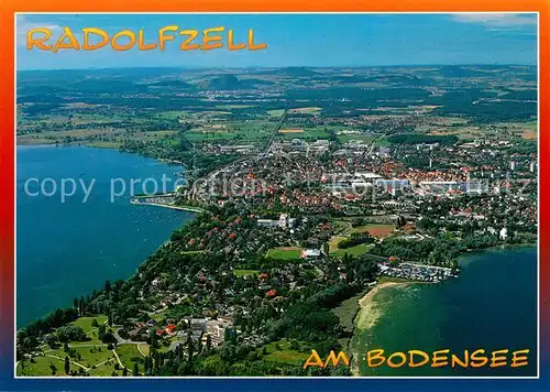 AK / Ansichtskarte Radolfzell_Bodensee Fliegeraufnahme Radolfzell Bodensee Kat. Radolfzell am Bodensee