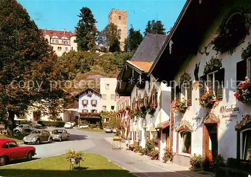 AK / Ansichtskarte Neubeuern Ortsmotiv mit Burg Neubeuern Kat. Neubeuern_Inn