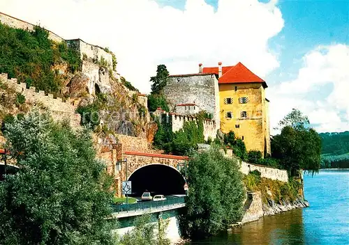 AK / Ansichtskarte Passau Felsdurchbruch bei der Veste Niederhaus zwischen Donau und Ilz Passau Kat. Passau