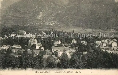 AK / Ansichtskarte Luchon_Haute Garonne Quartier des Hotels Luchon Haute Garonne Kat. Bagneres de Luchon