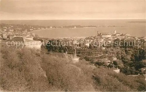 AK / Ansichtskarte Cannes_Alpes Maritimes Vue generale prise de la Croix des Gardes Cannes Alpes Maritimes Kat. Cannes