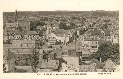 AK / Ansichtskarte Mans_Sarthe_Le Panorama Kirche Bruecke Mans_Sarthe_Le Kat. Le Mans