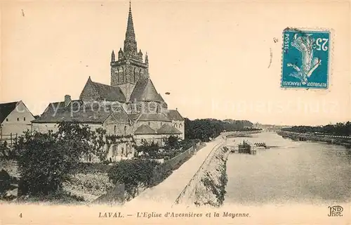 AK / Ansichtskarte Laval_Mayenne Kirche von Avesnieres Laval Mayenne Kat. Laval