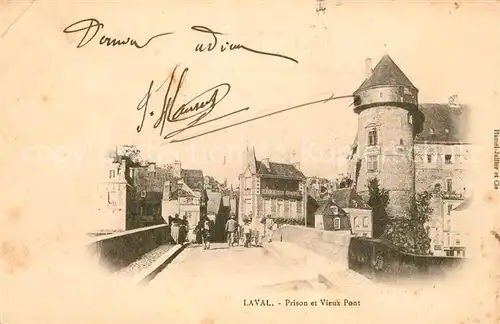 AK / Ansichtskarte Laval_Mayenne Prison Vieux Pont Laval Mayenne Kat. Laval