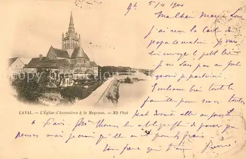 AK / Ansichtskarte Laval_Mayenne Eglise Avesnieres Laval Mayenne Kat. Laval