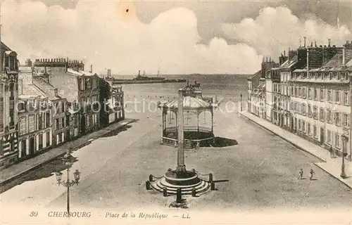 AK / Ansichtskarte Cherbourg_Octeville_Basse_Normandie Place de la Republique Cherbourg_Octeville Kat. Cherbourg Octeville