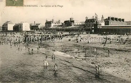 AK / Ansichtskarte Cherbourg_Octeville_Basse_Normandie Casino Plage Cherbourg_Octeville Kat. Cherbourg Octeville