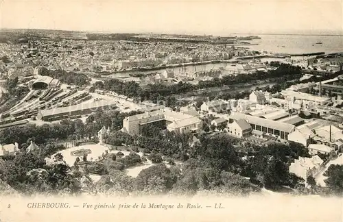 AK / Ansichtskarte Cherbourg_Octeville_Basse_Normandie Panorama Montagne du Roule Cherbourg_Octeville Kat. Cherbourg Octeville