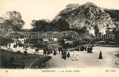 AK / Ansichtskarte Cherbourg_Octeville_Basse_Normandie Jardin Public Cherbourg_Octeville Kat. Cherbourg Octeville