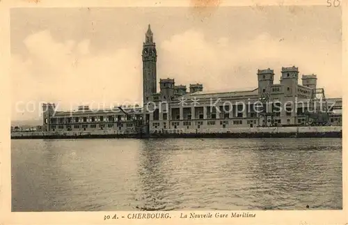 AK / Ansichtskarte Cherbourg_Octeville_Basse_Normandie Nouvelle Gare Maritime Cherbourg_Octeville Kat. Cherbourg Octeville