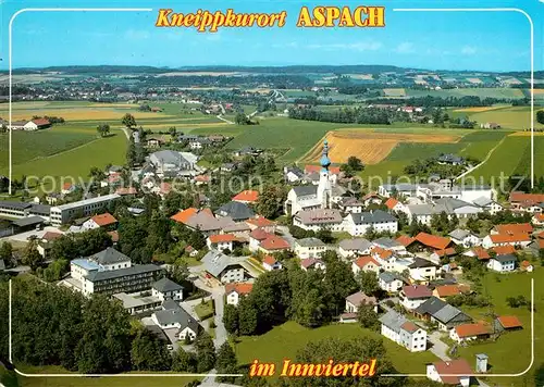 AK / Ansichtskarte Aspach_Oberoesterreich Fliegeraufnahme  Aspach_Oberoesterreich Kat. Aspach