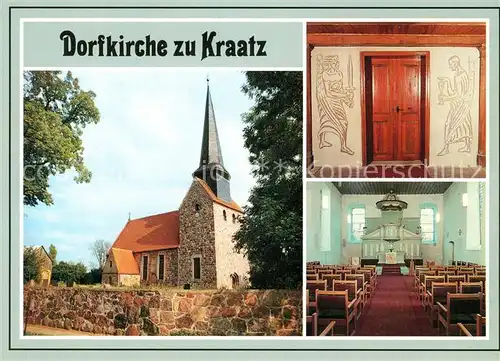 AK / Ansichtskarte Kraatz Buberow Kirche  Kraatz Buberow Kat. Gransee
