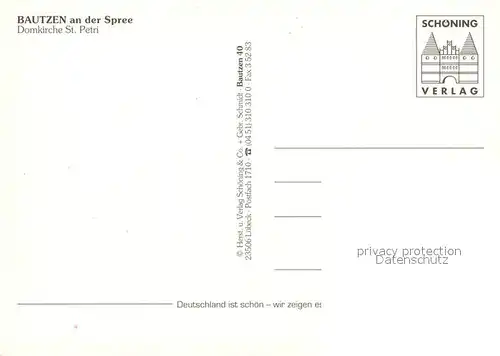 AK / Ansichtskarte Bautzen Domkirche St. Petri Bautzen Kat. Bautzen