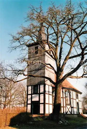 AK / Ansichtskarte Altluedersdorf Dorfkirche  Altluedersdorf Kat. Gransee