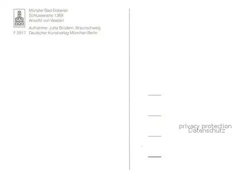 AK / Ansichtskarte Bad_Doberan Muenster  Bad_Doberan Kat. Bad Doberan