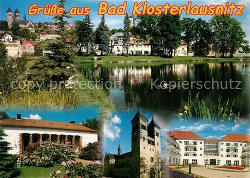 AK / Ansichtskarte Bad_Klosterlausnitz Kurpark Kurhotel Klosterkirche Bad_Klosterlausnitz Kat. Bad Klosterlausnitz