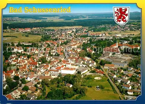 AK / Ansichtskarte Bad_Schussenried Moorheilbad Oberschwaben Fliegeraufnahme Bad_Schussenried Kat. Bad Schussenried