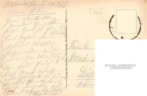 AK / Ansichtskarte Klosterlausnitz_Bad Walkmuehle Amtsschreibermuehle Froschmuehle Wegpartie Pfarrmuehle Meuschkensmuehle Klosterlausnitz_Bad Kat. Bad Klosterlausnitz