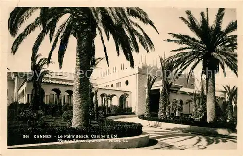 AK / Ansichtskarte Cannes_Alpes Maritimes Le Palm Beach Casino d Ete Cannes Alpes Maritimes Kat. Cannes