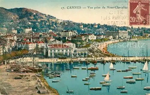AK / Ansichtskarte Cannes_Alpes Maritimes Vue prise du Mont Chevalier Cannes Alpes Maritimes Kat. Cannes
