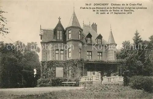 AK / Ansichtskarte Donchery Chateau de la Croix Plot Donchery Kat. Donchery