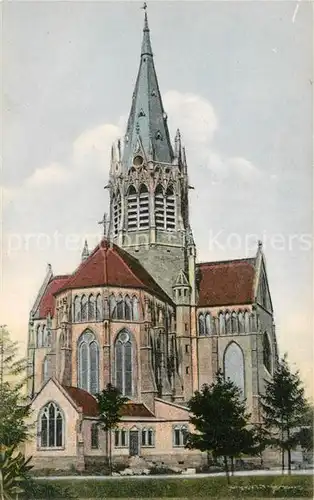 AK / Ansichtskarte Muelhausen_Elsass Genovefakirche Muelhausen Elsass Kat. Mulhouse