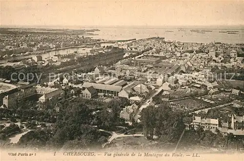 AK / Ansichtskarte Cherbourg_Octeville_Basse_Normandie Vue generale de la Montagne du Roule Cherbourg_Octeville Kat. Cherbourg Octeville