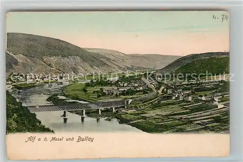 AK / Ansichtskarte Alf_Bullay_Mosel Panorama Alf_Bullay_Mosel
