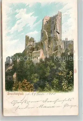 AK / Ansichtskarte Koenigswinter Ruine Drachenfels Koenigswinter Kat. Koenigswinter