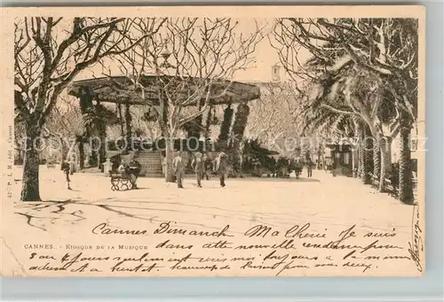 AK / Ansichtskarte Cannes_Alpes Maritimes Kiosque de la Musique Cannes Alpes Maritimes Kat. Cannes