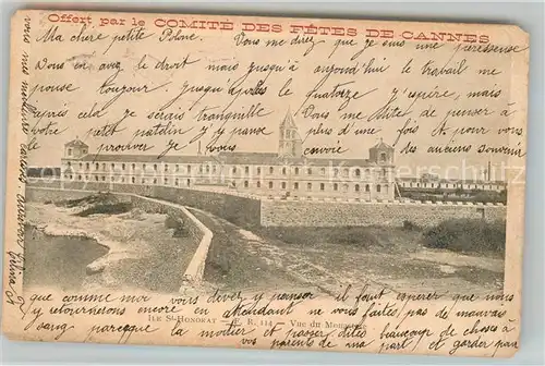 AK / Ansichtskarte Ile_Saint Honorat_Alpes_Maritimes Vue du Monastere Ile_Saint Honorat