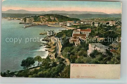 AK / Ansichtskarte Nice_Alpes_Maritimes Entree du Port Nice_Alpes_Maritimes Kat. Nice