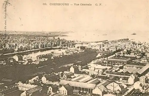 AK / Ansichtskarte Cherbourg_Octeville_Basse_Normandie Panorama Cherbourg_Octeville Kat. Cherbourg Octeville