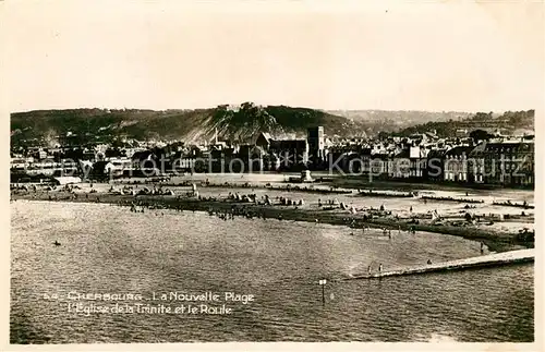 AK / Ansichtskarte Cherbourg_Octeville_Basse_Normandie Nouvelle Plage Panorama Cherbourg_Octeville Kat. Cherbourg Octeville