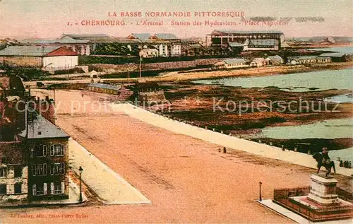 AK / Ansichtskarte Cherbourg_Octeville_Basse_Normandie Station des Hydravlons Place Napoleon Arsenal Cherbourg_Octeville Kat. Cherbourg Octeville