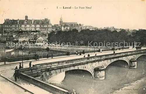 AK / Ansichtskarte Laval_Mayenne Pont Neuf Laval Mayenne Kat. Laval