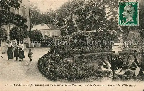 AK / Ansichtskarte Laval_Mayenne Jardin anglais du Manoir de la Parrine Laval Mayenne Kat. Laval