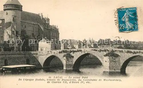 AK / Ansichtskarte Laval_Mayenne Pont Panorama Laval Mayenne Kat. Laval