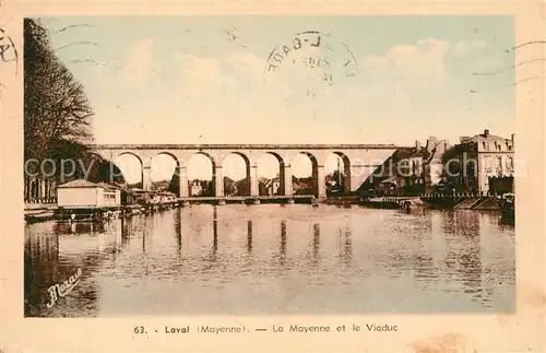 AK / Ansichtskarte Laval_Mayenne Mayenne Viaduct Laval Mayenne Kat. Laval